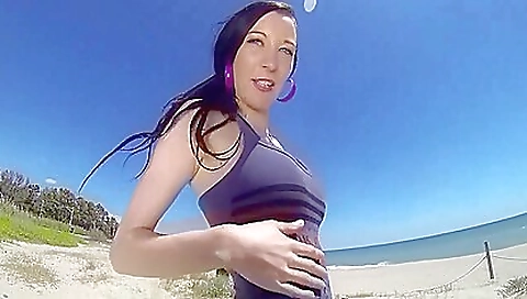 Married redhead gets fucked by a huge cock