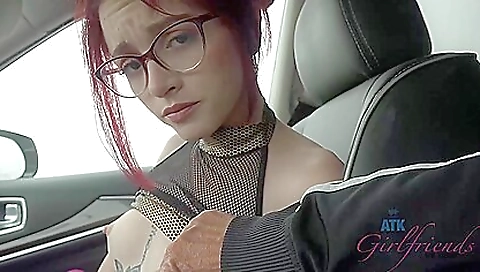 Sexy dark brown drilled on a massage