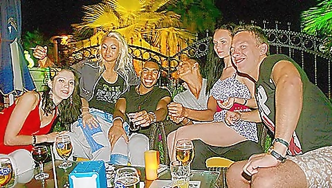 Hot babe with a sexy body fucks in the kitchen