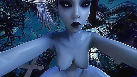 Shyomel admireing her ass and pussy while she wants