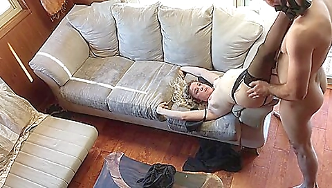 Mature couple get hotel fucking