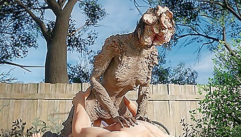 Milf gets her pussy and fucked by a huge cock