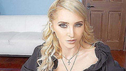 Blonde slut gets fucked by her boyfriend