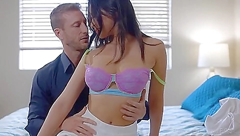 Super-hot bianca showing off her feet