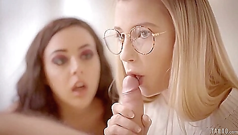 Sexy busty babe getting fucked by a huge cock