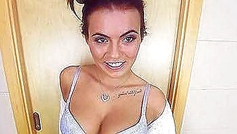 Shemal briefscaed girl's ass  francoing huge cock handjob