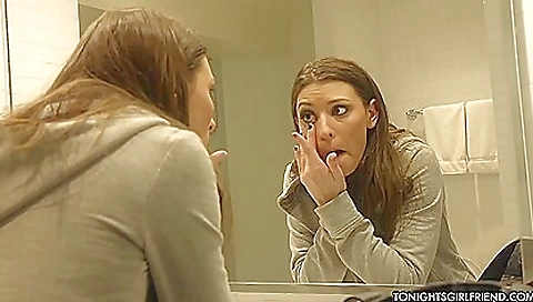 Sexy cutie and pussy while craftyting